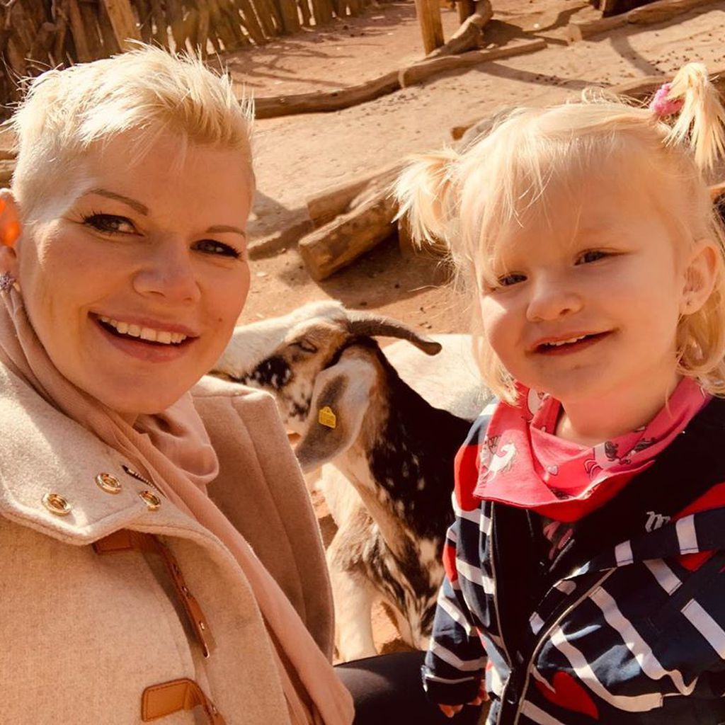Melanie Müller mit ihrer Tochter Mia Rose