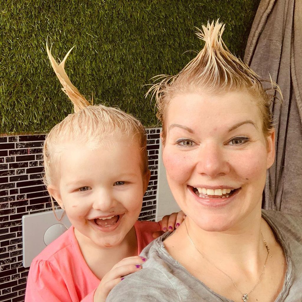 Melanie Müller mit Tochter Mia