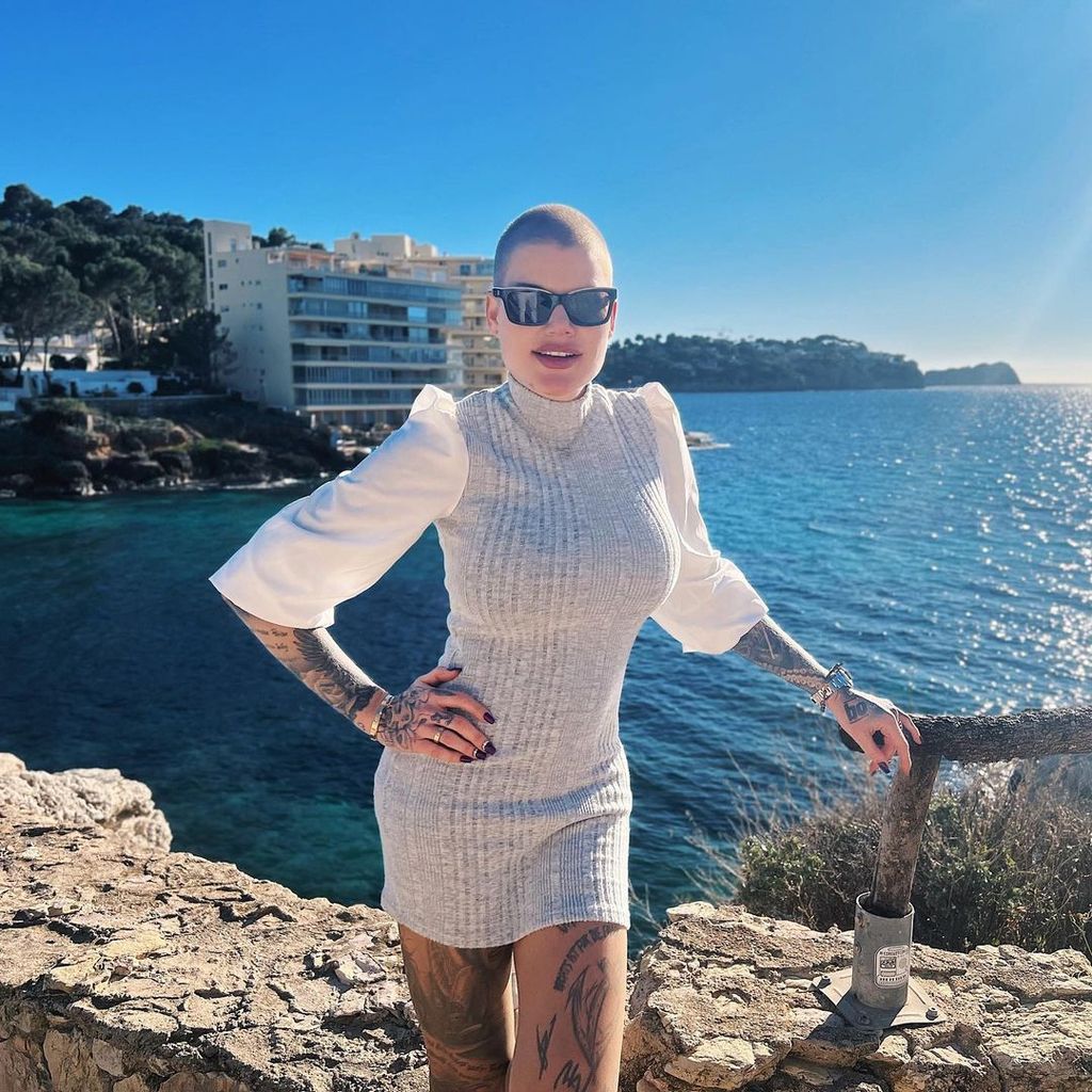 Melanie Müller im Februar 2022 auf Mallorca