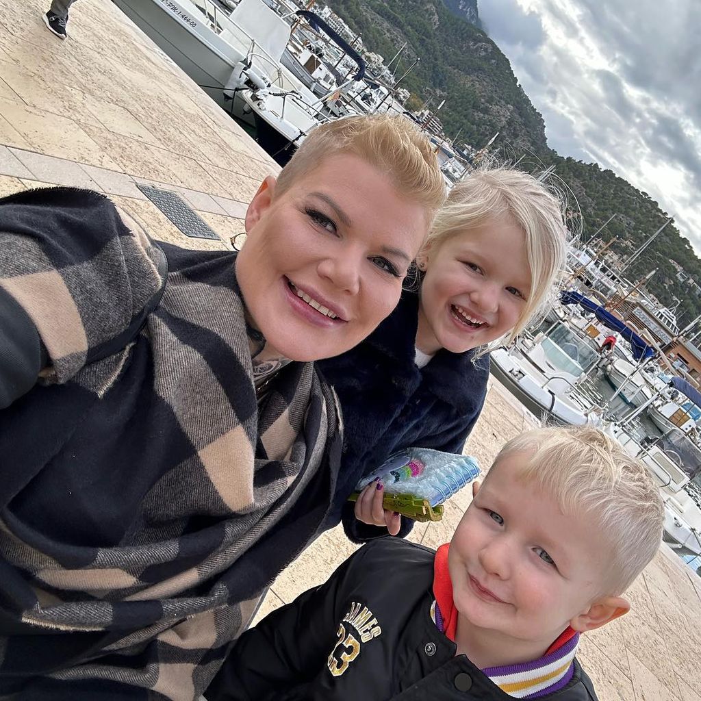 Melanie Müller und ihre Kinder Mia Rose und Matty