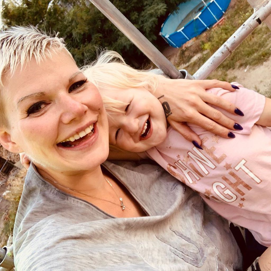 Melanie Müller mit ihrer Tochter Mia Rose