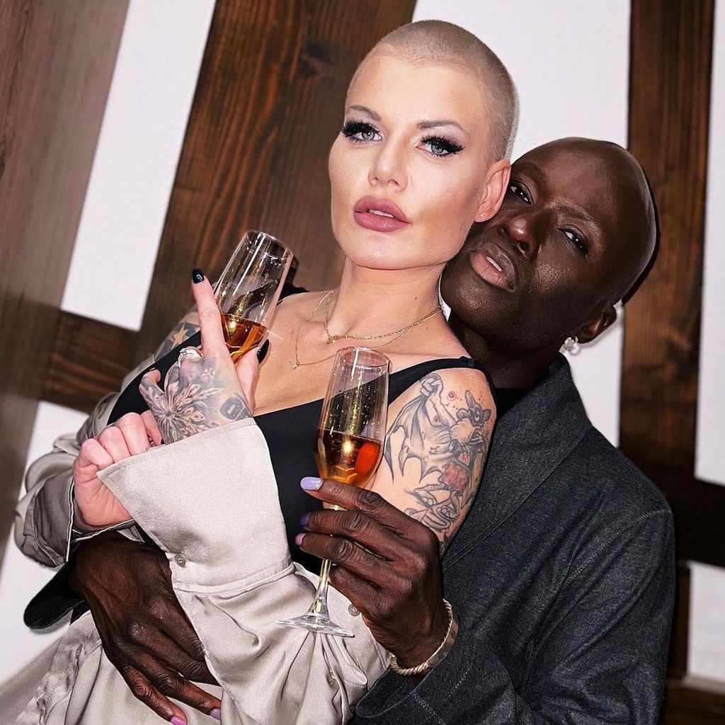 Melanie Müller und Papis Loveday im Dezember 2021