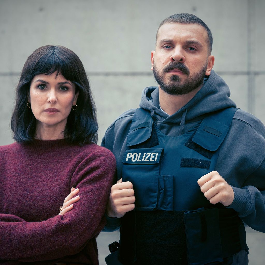 Maryam Azadi (Melika Foroutan) und Hamza Kulina (Edin Hasanovic) spielen im Tatort Frankfurt