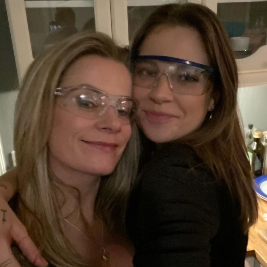 Melina Sophie mit ihrer Ex-Freundin Helga