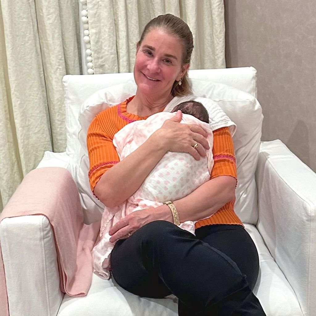 Melinda Gates mit ihrem Enkel, 2023