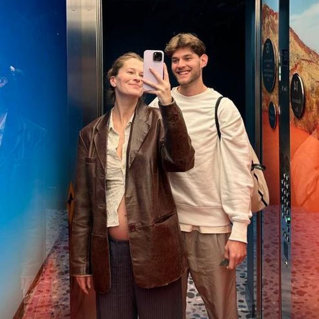 Melisa Dobrić mit ihrem Ehemann Florian