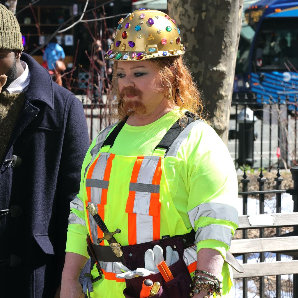 Melissa McCarthy am Set von "Bernard and the Genie" in New York, März 2023