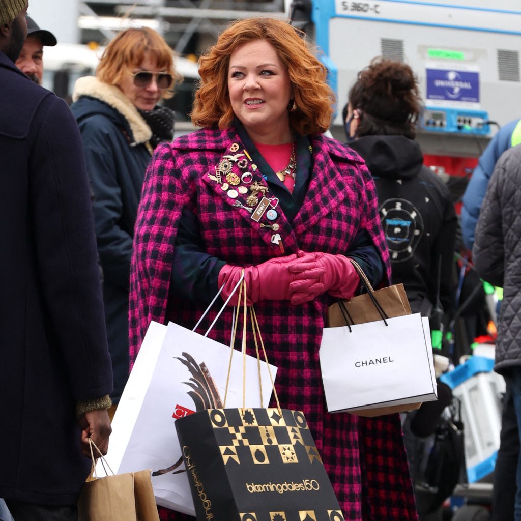 Melissa McCarthy am Set von "Bernard and the Genie" in New York, März 2023