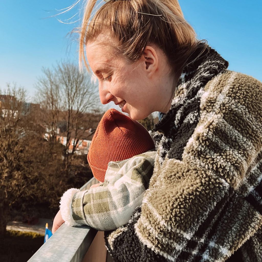 Melissa mit ihrem Sohn