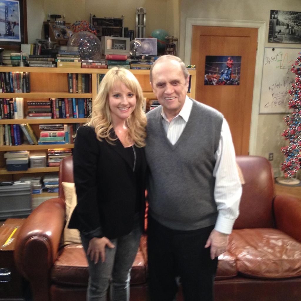 Melissa Rauch und Bob Newhart, "The Big Bang Theory"-Stars