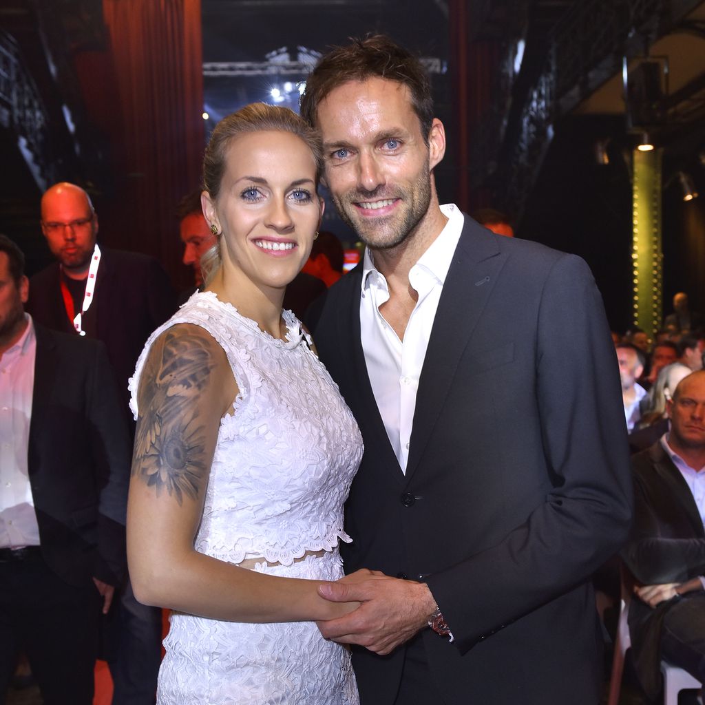 Melissa Thiem und Sven Hannawald 2017 in Hamburg