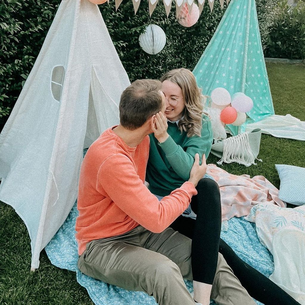 "Hochzeit auf den ersten Blick"-Melissa mit ihrem Freund Peter im Juli 2022