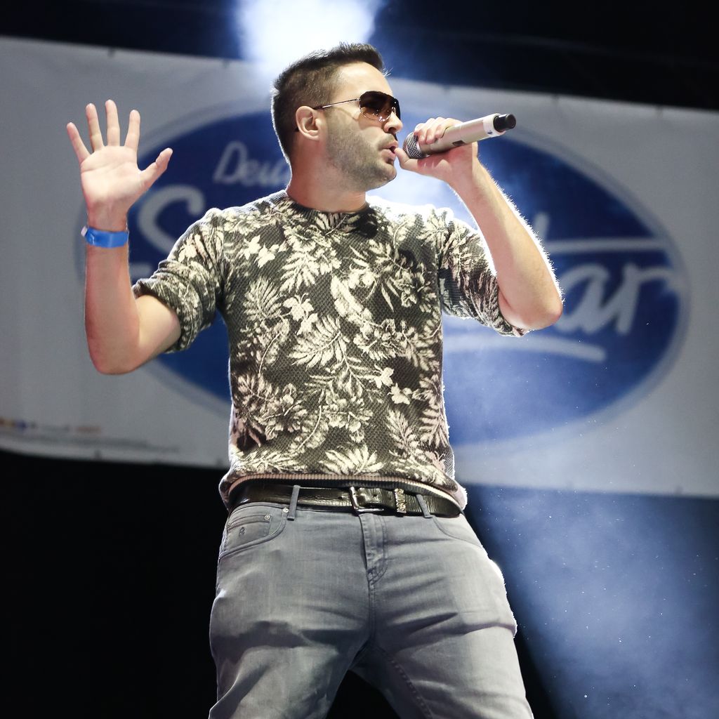 Menderes bei einem DSDS-Konzert 2014