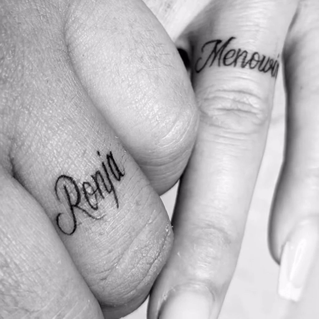 Menowin Fröhlich und Ronja zeigen ihr neues Partnertattoo