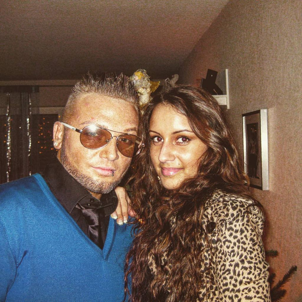 Menowin Fröhlich und seine Frau Senay