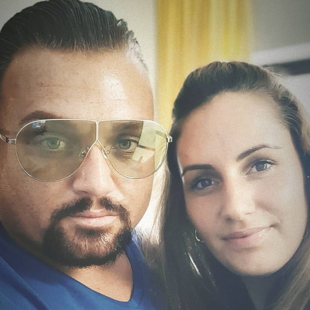 Menowin Fröhlich und seine Freundin Senay Ak