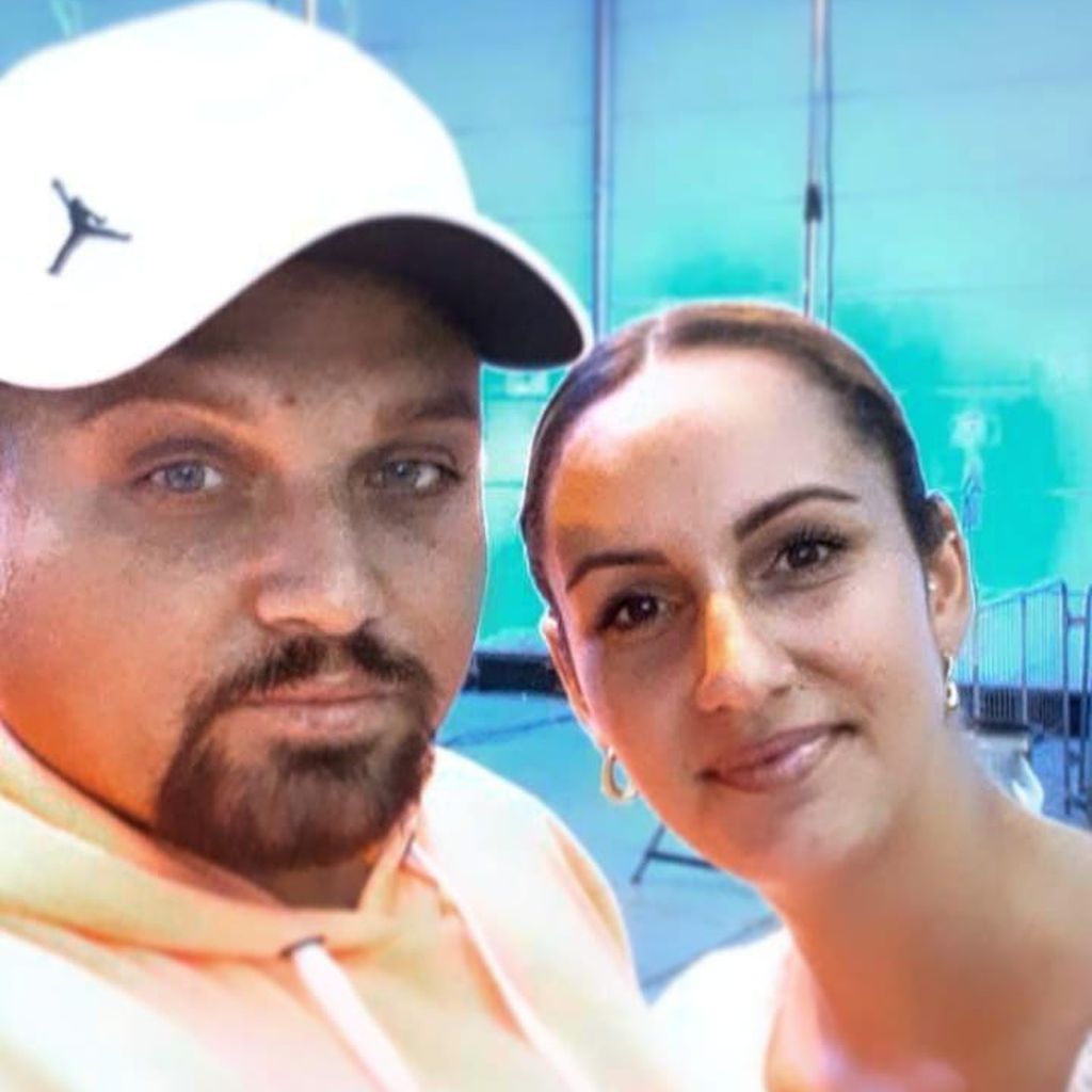 Menowin Fröhlich und Senay Ak im August 2019