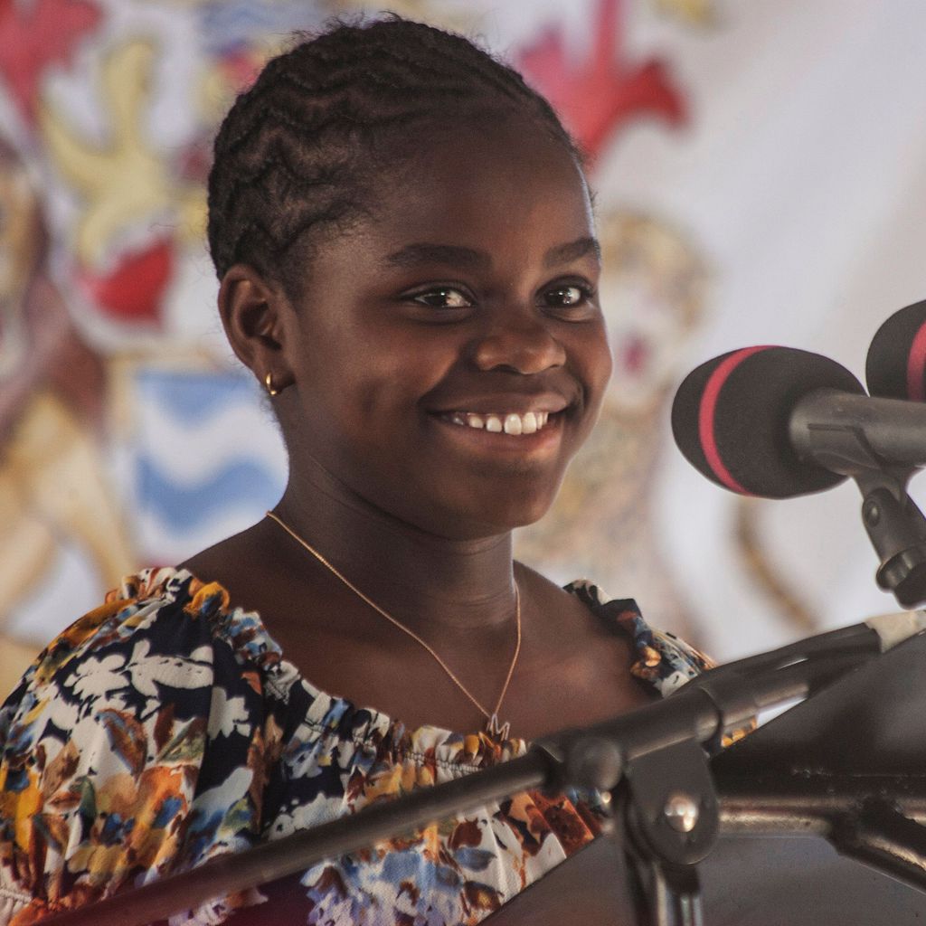 Mercy James bei der Eröffnung des "Mercy James Children's Hospital" in Malawi