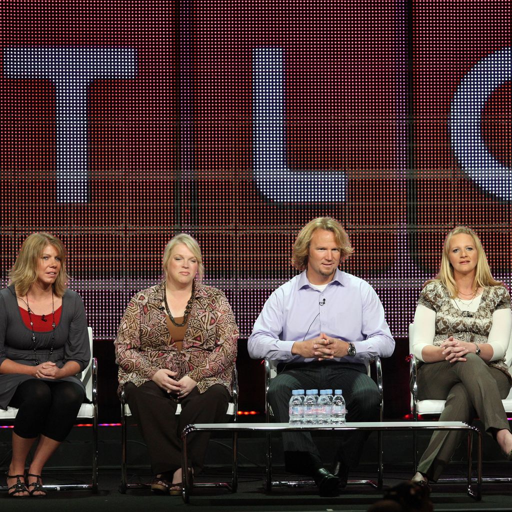 Kody Brown mit seinen Frauen Meri, Janelle, Christine und Robyn