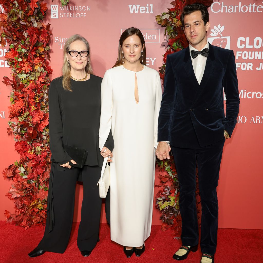 Meryl Streep, ihre Tochter Grace Gummer und Mark Ronson im September 2022