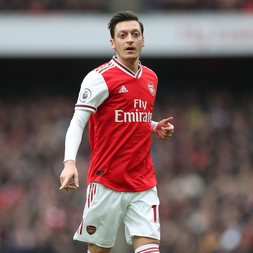 Mesut Özil bei einem Fußballspiel für den FC Arsenal