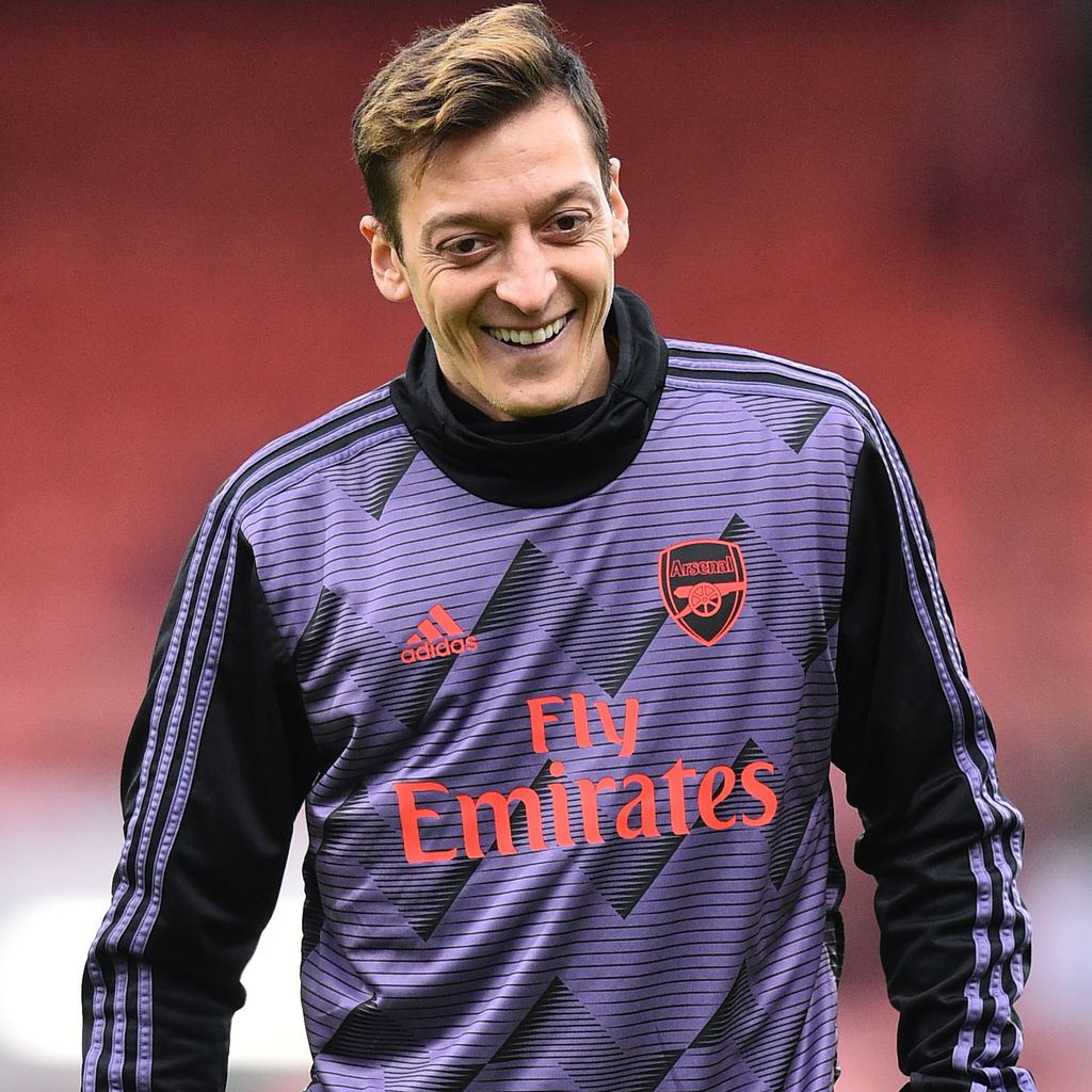 Mesut Özil bei einem Fußballspiel in Bournemouth im Dezember 2019