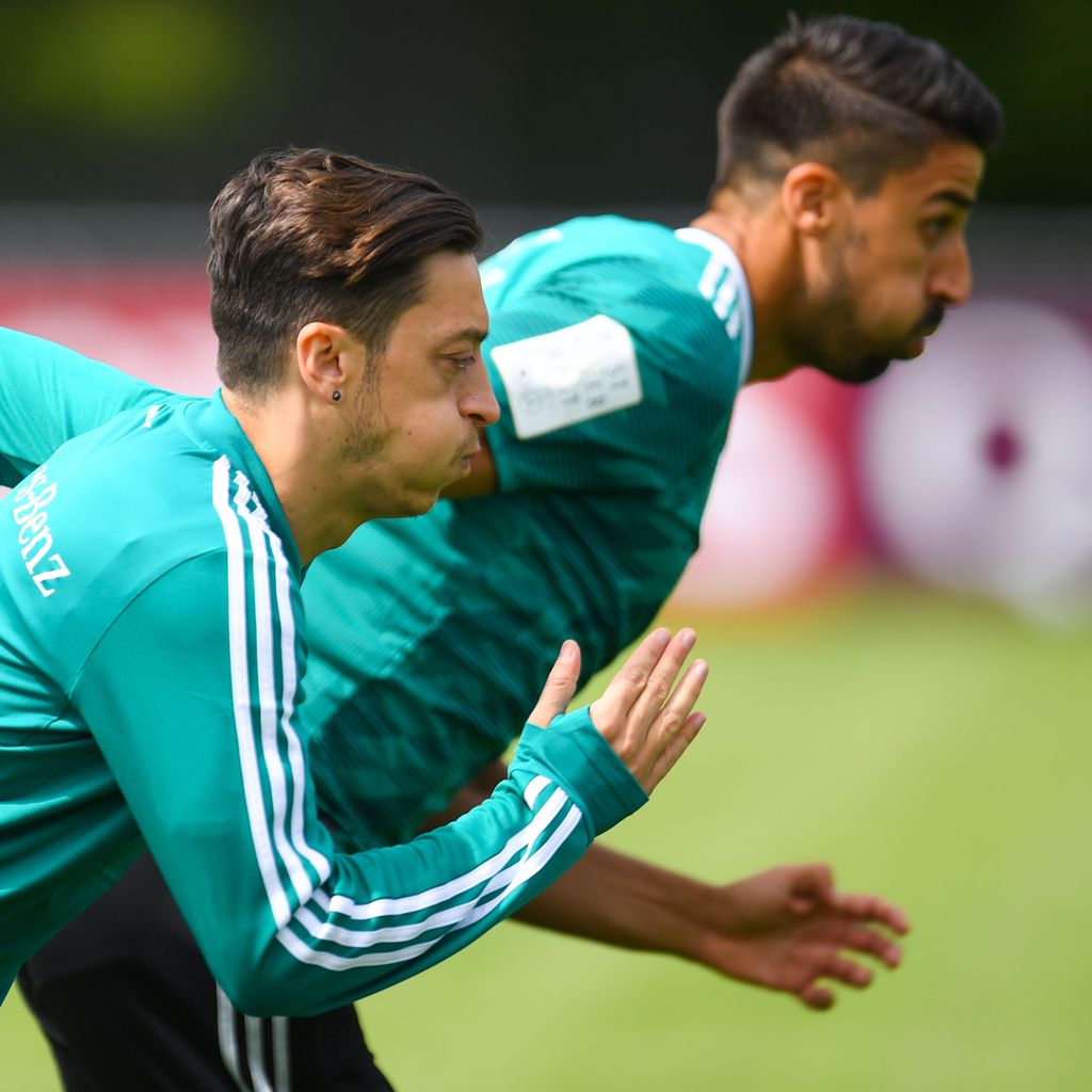 Mesut Özil und Sami Khedira im Juni 2018