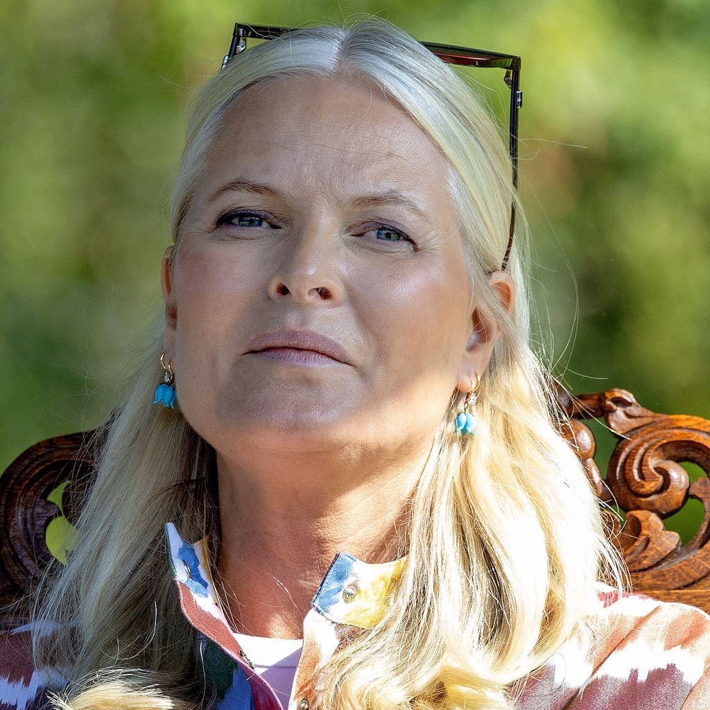 Mette-Marit bei einer Schulveranstaltung in Bergen