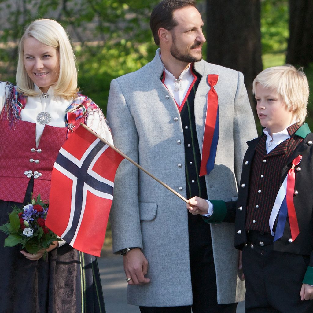 Mette-Marit, Haakon und Marius