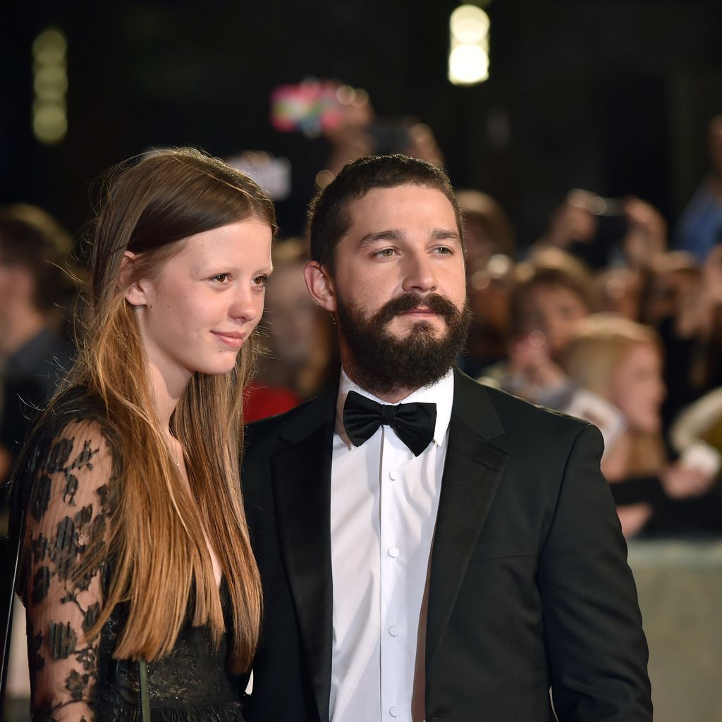Mia Goth und Shia LaBeouf im Oktober 2014