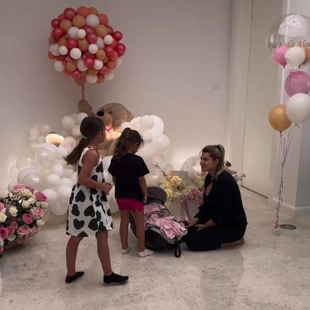 Mia Harrison, Kyla Harrison und Sarah Harrison im August 2024