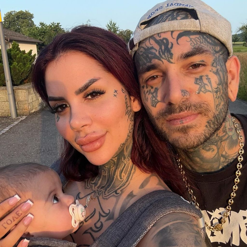 Mia Madisson und Matteo Rocco mit Tochter Sarabi