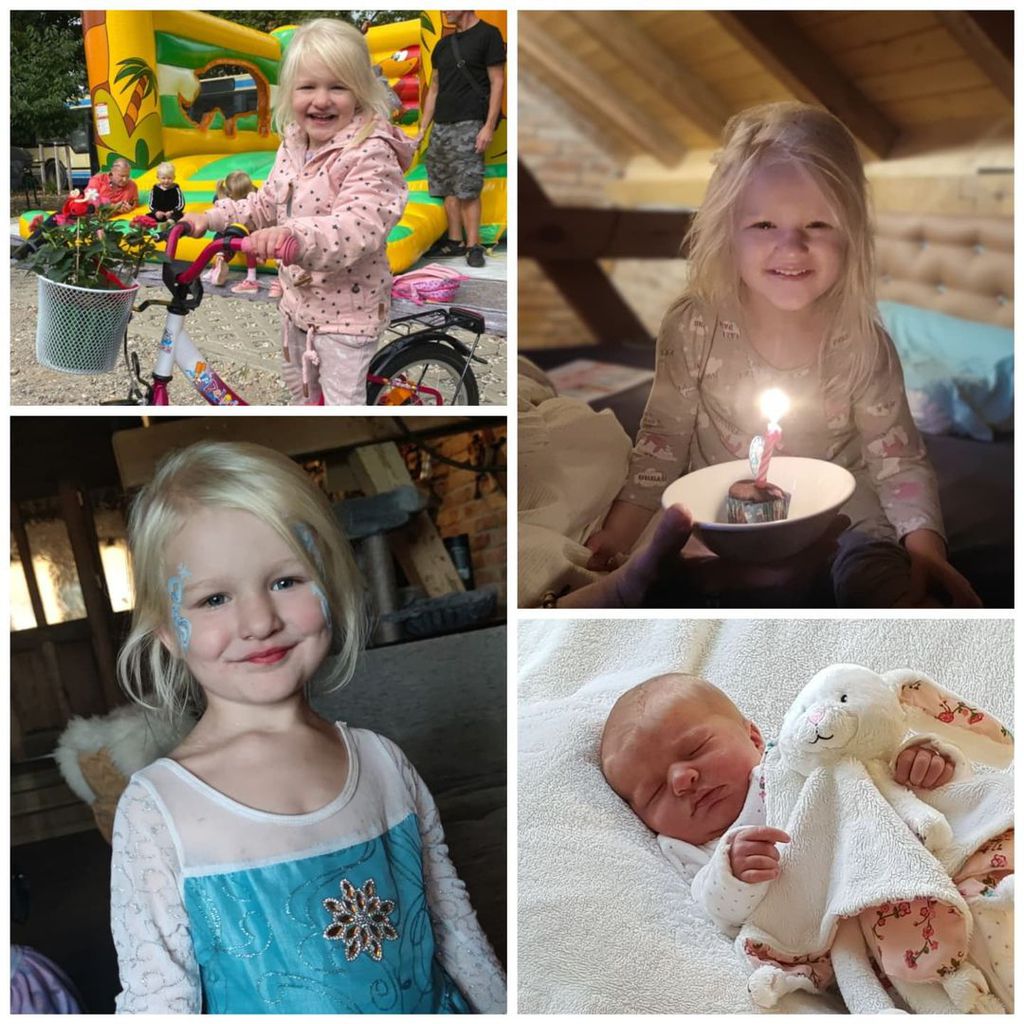 Mia Rose Müllers Geburtstags-Collage von Mama Melanie Müller