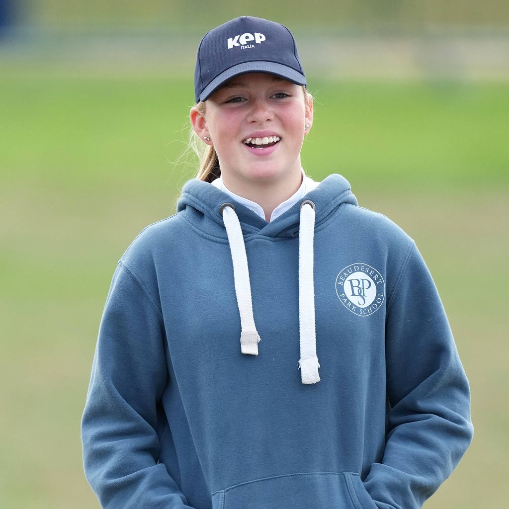 Mia Tindall beim Heythrop Pony Club Blenheim Palace Show Jumping in Oxfordshire am 20. September 2026