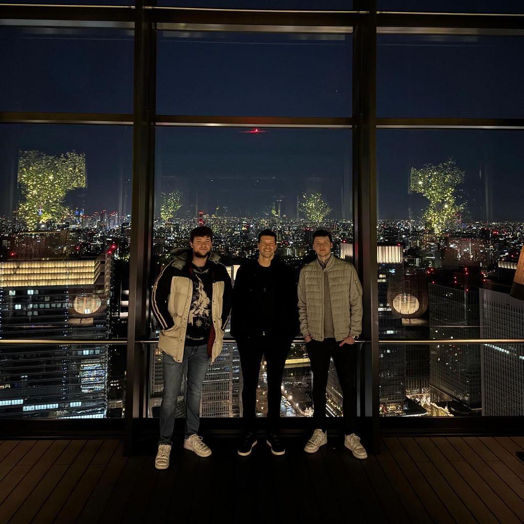 Michael Ballack und seine Söhne, Januar 2025