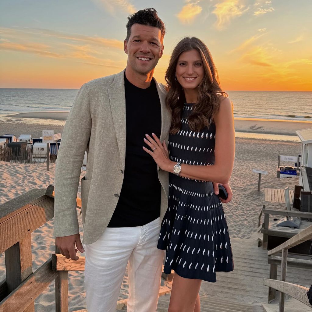 Michael Ballack mit seiner Freundin Sophia Schneiderhan
