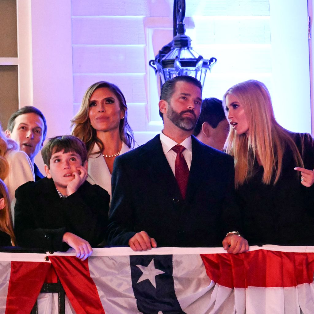 Michael Boulos, Tiffany Trump, Jared Kushner, Bettina Anderson, Donald Trump Jr. und Ivanka Trump