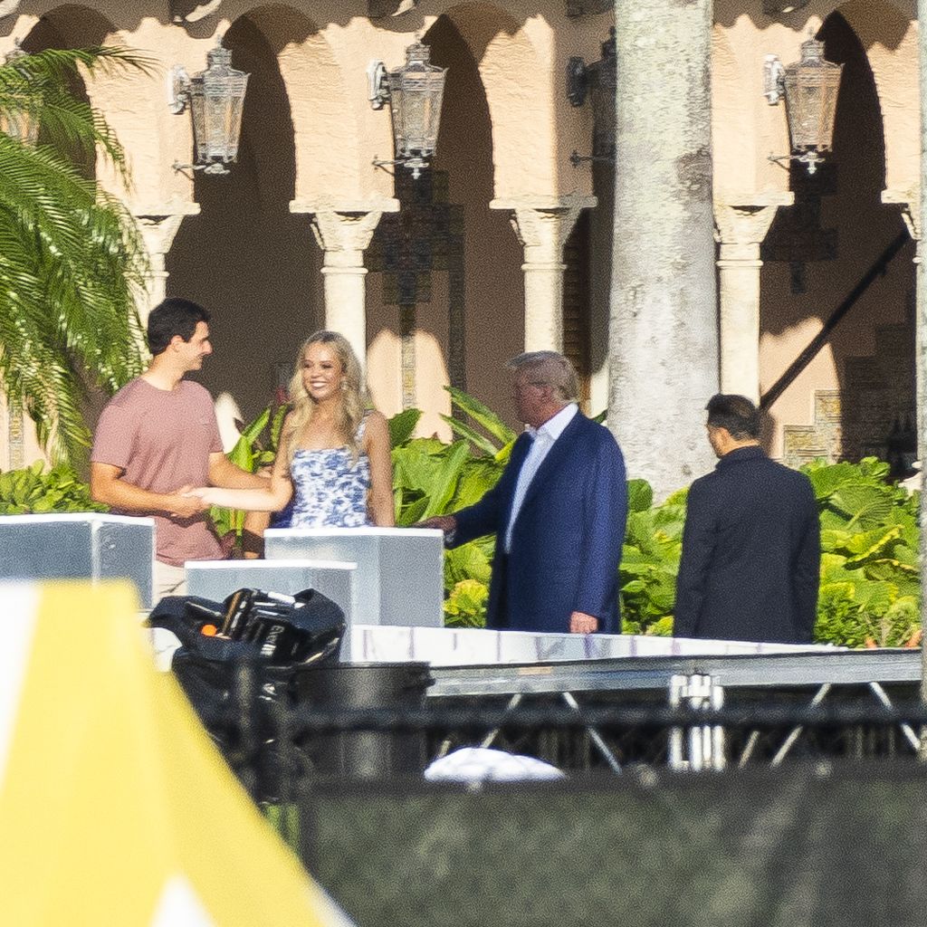 Michael Boulos und Tiffany Trump bei der Probe für ihre Hochzeit