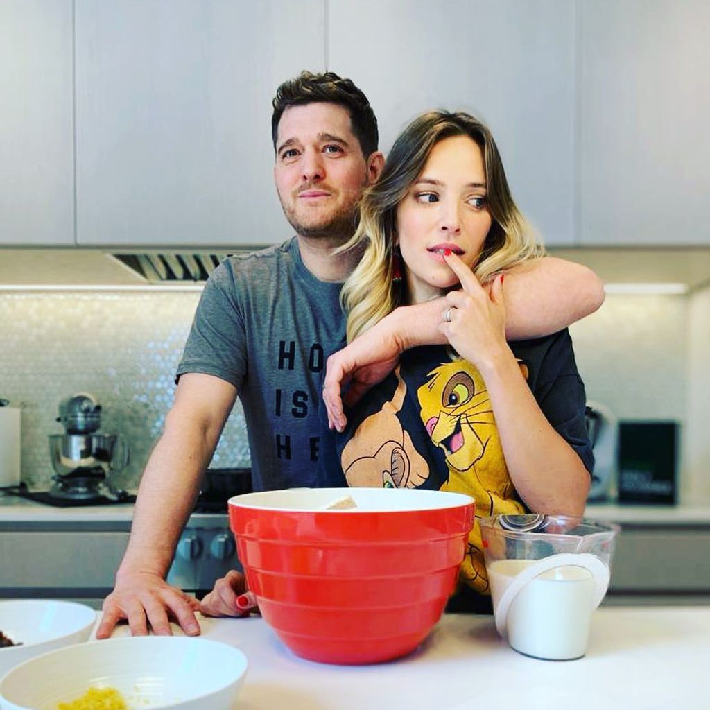 Michael Bublé und Luisana Lopilato im März 2020 in Burnaby