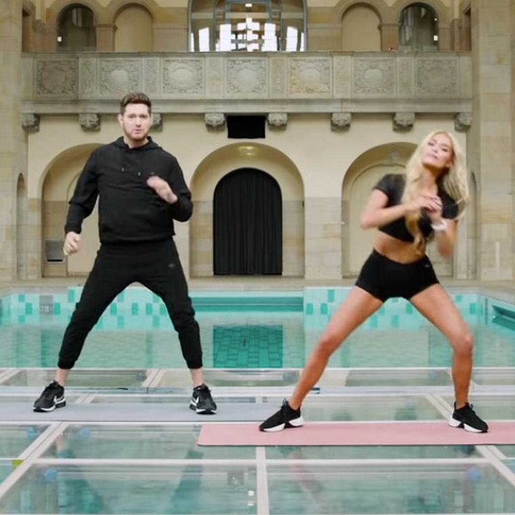 Michael Bublé und Pamela Reif, April 2022