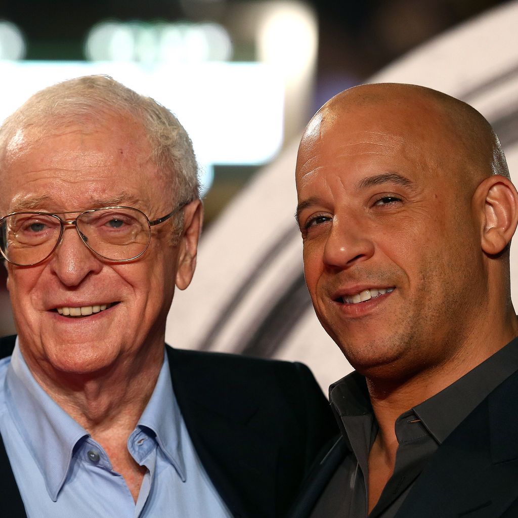 Michael Caine und Vin Diesel, Oktober 2015