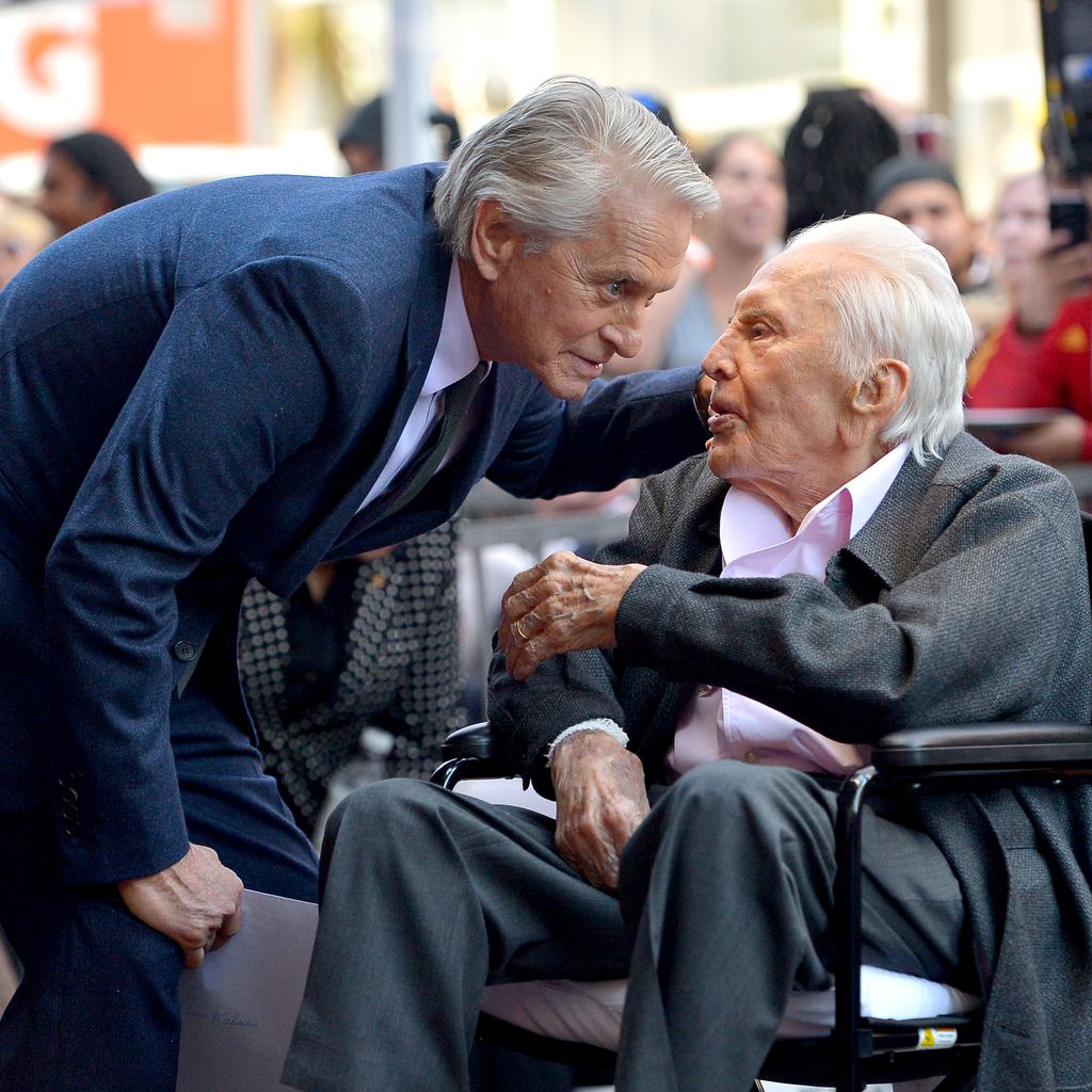 Michael und Kirk Douglas im November 2018 in Hollywood