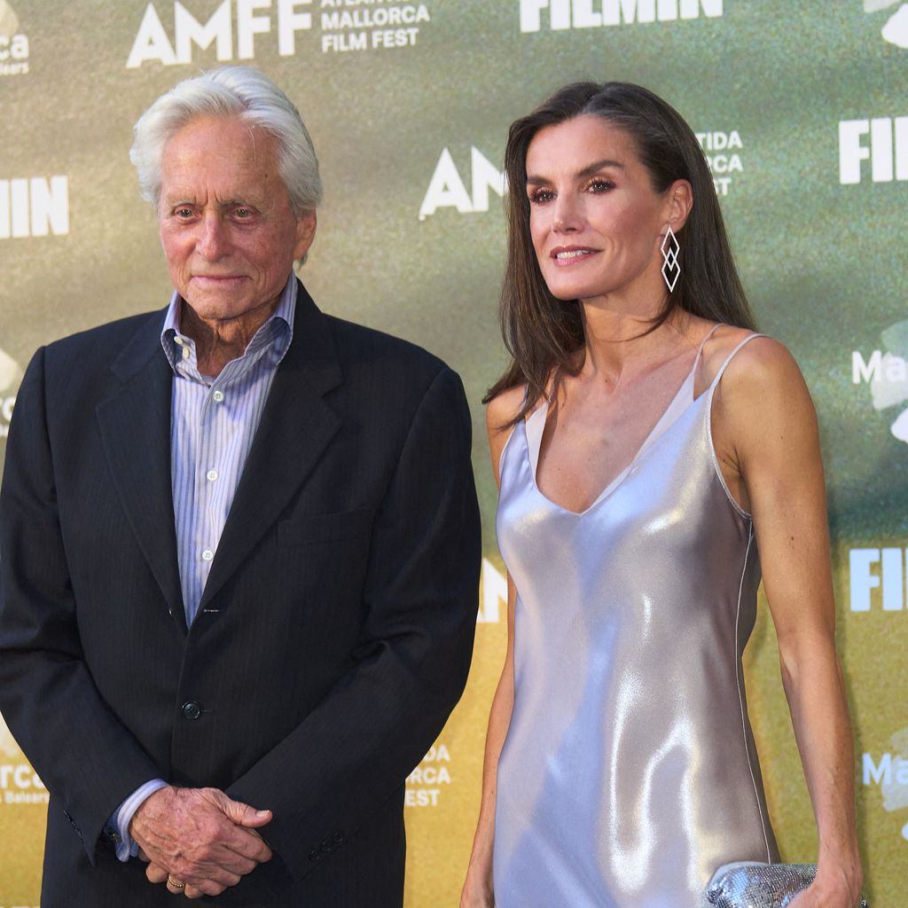 Michael Douglas und Königin Letizia bei dem Atlántida Mallorca Film Fest 2024