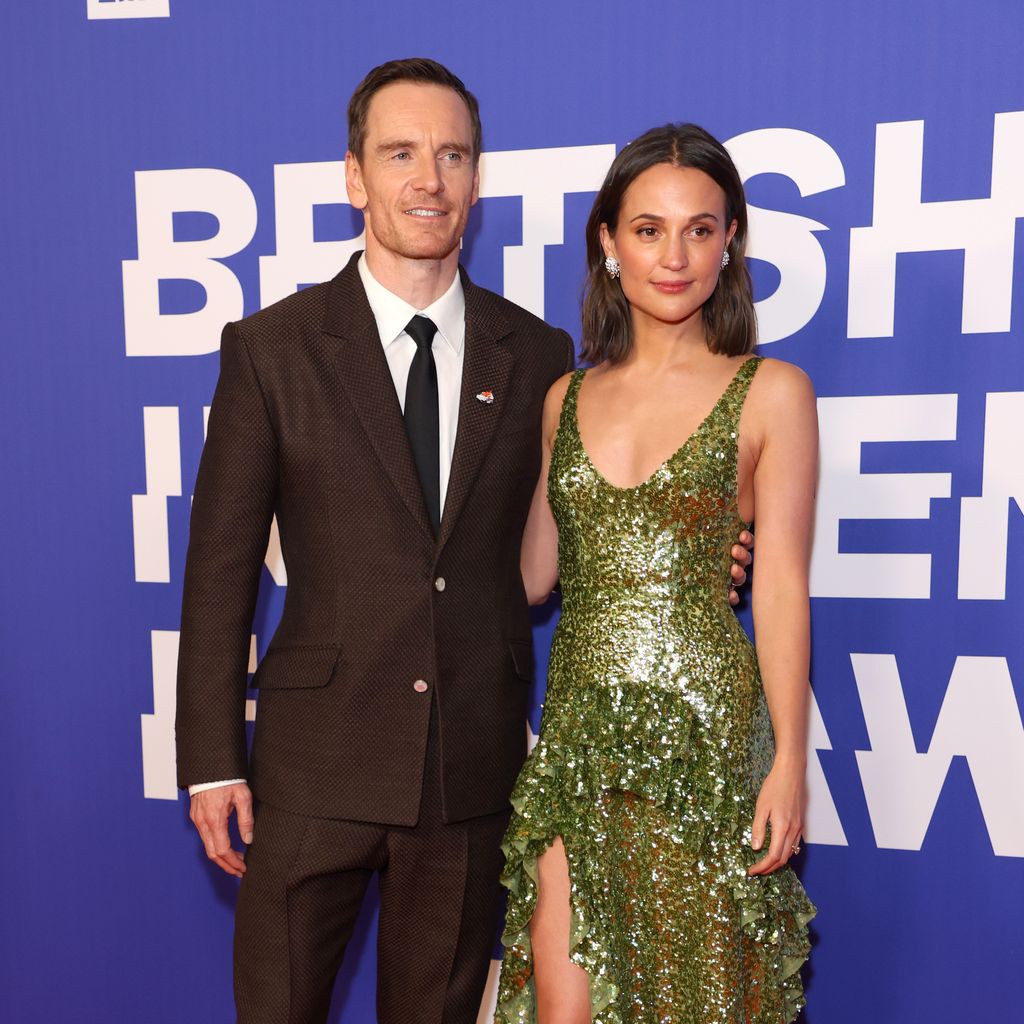 Michael Fassbender und Alicia Vikander im Dezember 2024