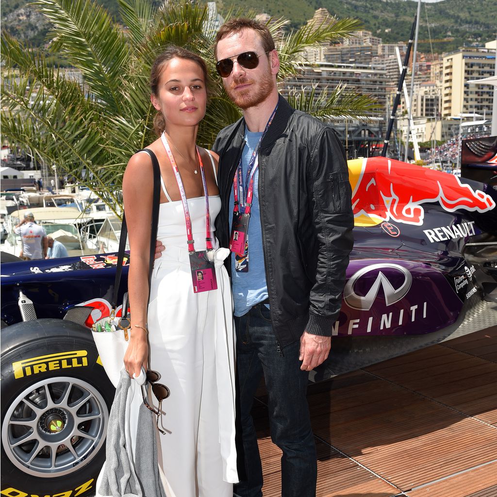 Michael Fassbender und seine Frau Alicia Vikander 2015 in Monte Carlo