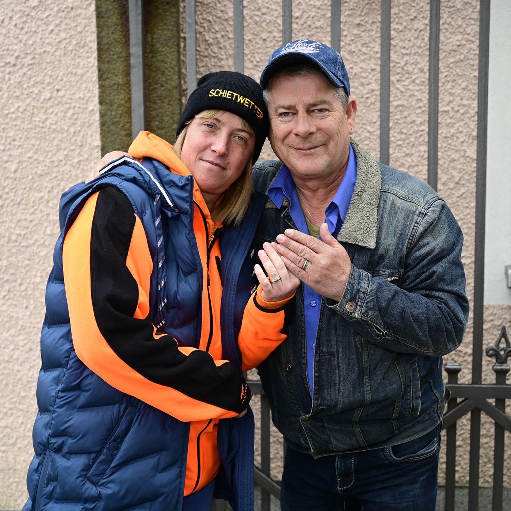 Michael Hirte mit seiner Verlobten Sandra
