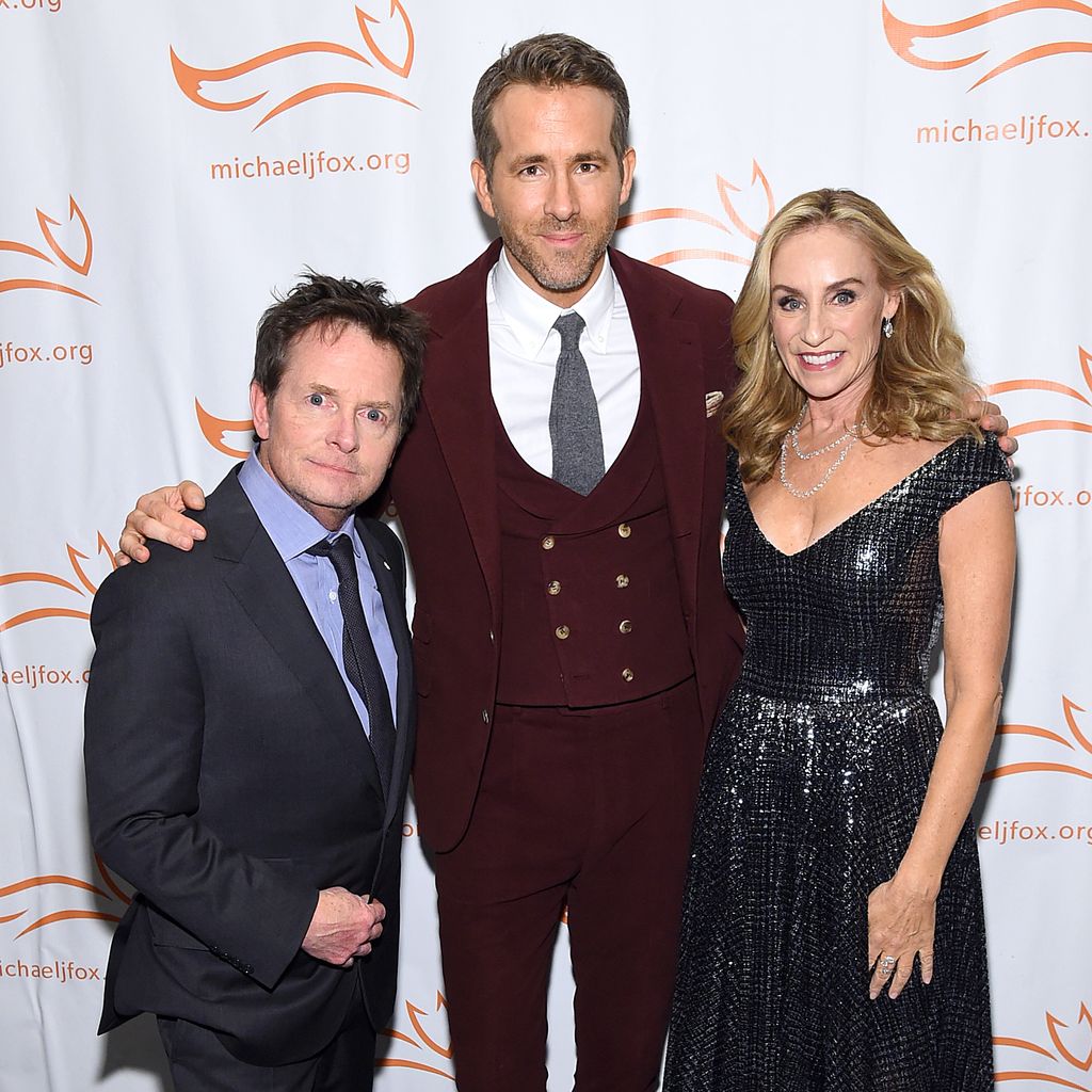 Michael J. Fox, Ryan Reynolds und Tracy Pollan