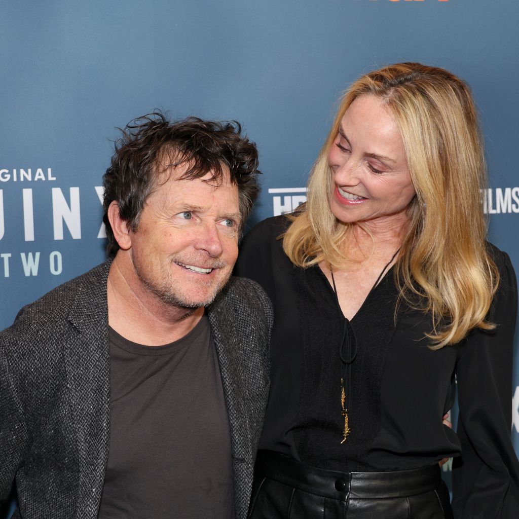 Michael J. Fox und Tracy Pollan bei der Premiere von "The Jinx - Part Two" im April 2024