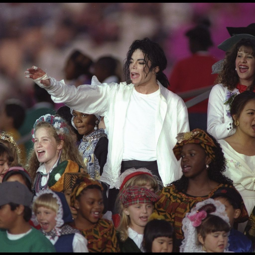Michael Jackson beim Super Bowl 1993