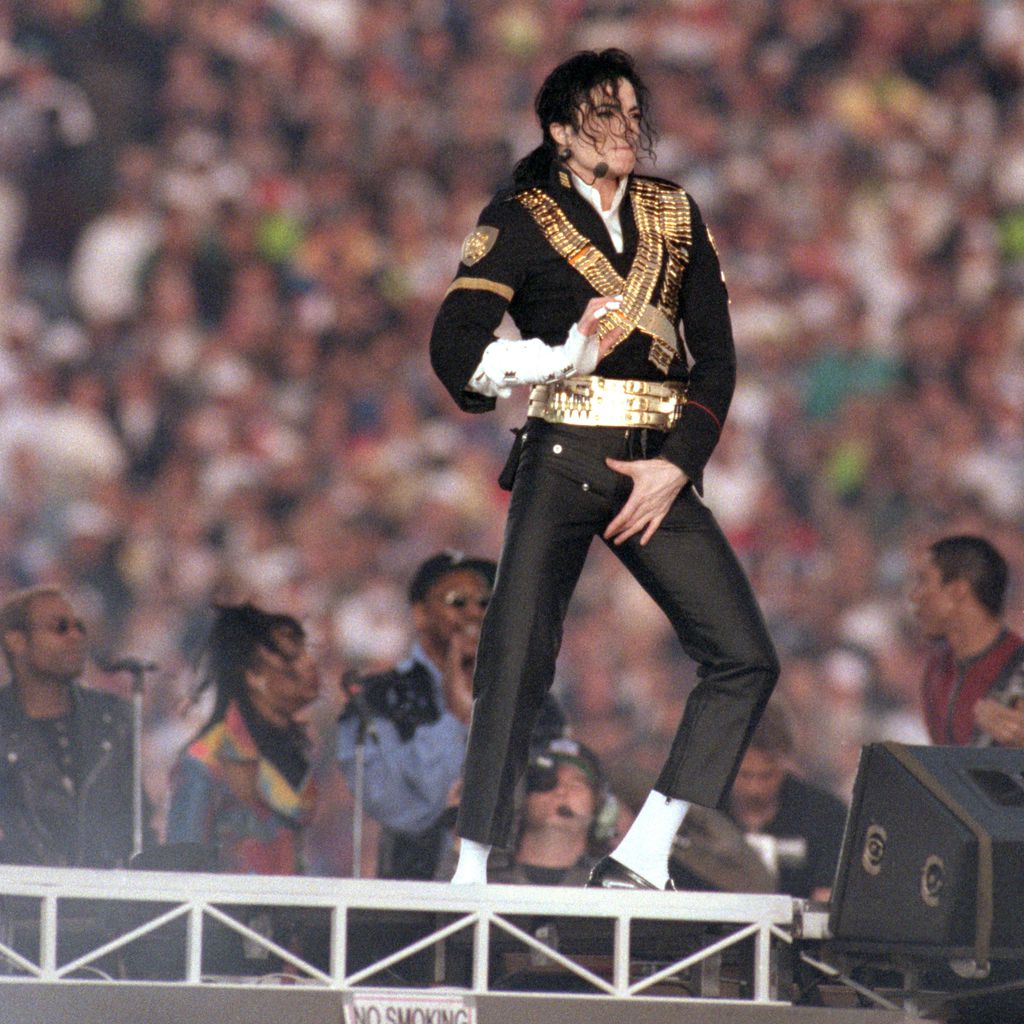Michael Jackson beim Super Bowl 1993